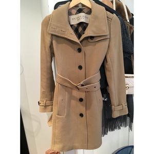 SOLD! Burberry Rushfield Wool-blend Coat
